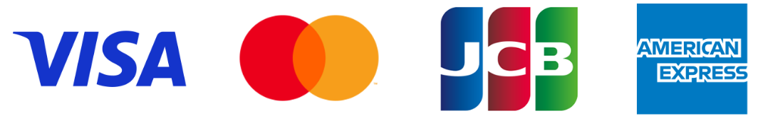VISA,MasterCard,JCB,AMEX